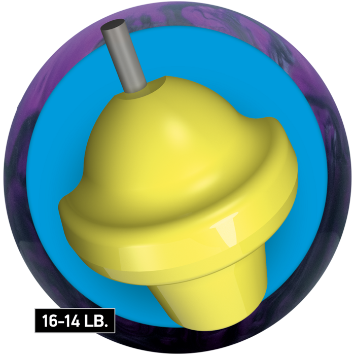 The Intel Recon core for sixteen to fourteen pound bowling balls.