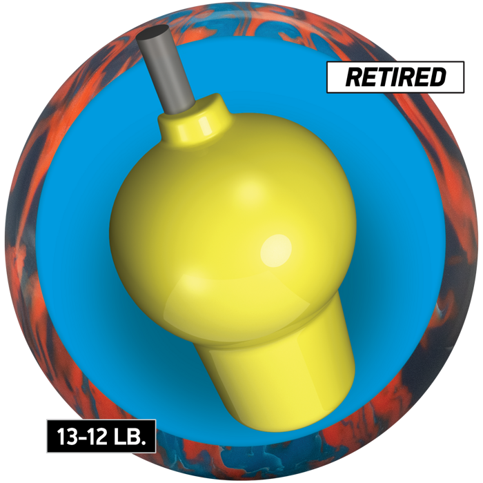 The Snapshot Hybrid core for 13 to 12 pound bowling balls.