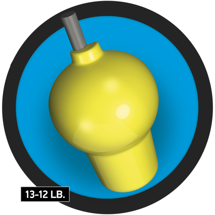 The Evil Eye core for thirteen to twelve pound bowling balls.