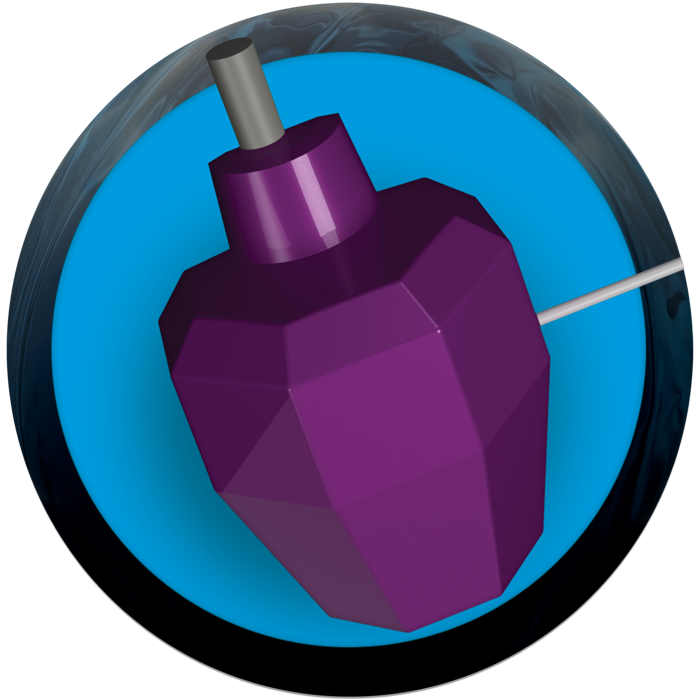 Incognito Core with blue Dynamicore outer material and purple inner core