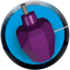 Featuring the blue DynamiCore outer core with a purple inner core