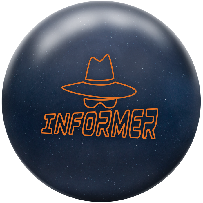 Informer Bowling Ball in Dark Blue